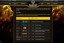 Golden Lion Casino Banking