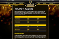 Golden Lion Casino top bonuses