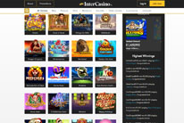 Top Casino Games from InterCasino
