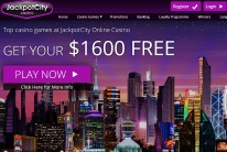 JackpotCity Welcome Bonus Offer